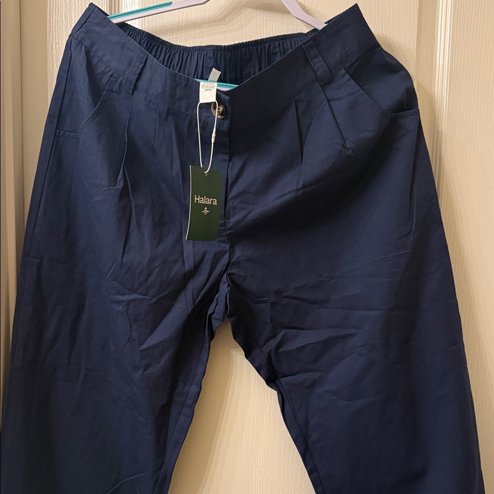 HALARA women’s  Deep Blue Chinos